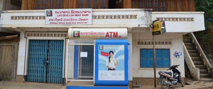 gli atm in laos come funzionano