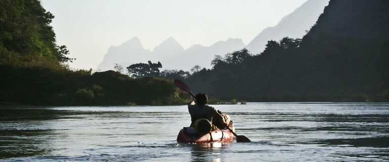 viaggiare in laos in kayak